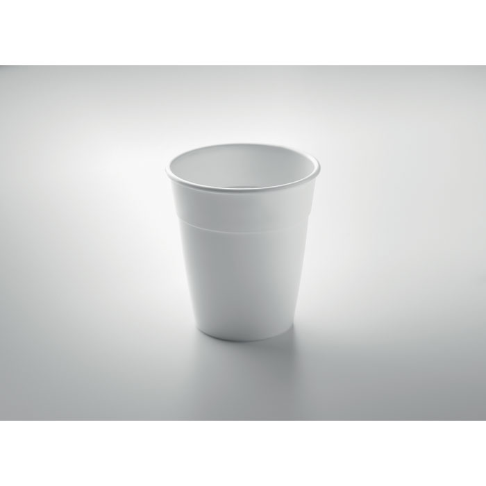 Чашка пластиковая (белый)
